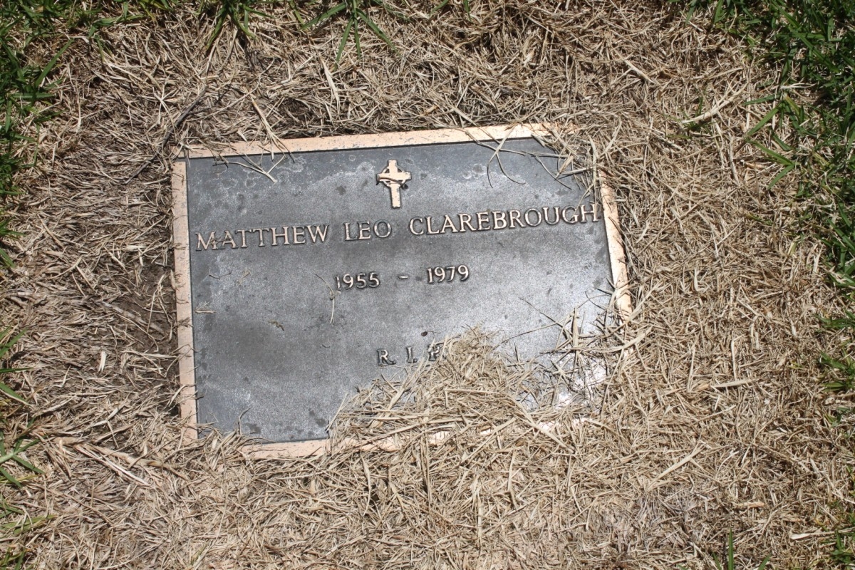 Matthew Leo Clarebrough gravesite