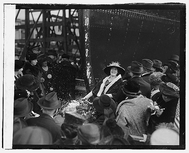 Va. ship launching of E.A. Morse