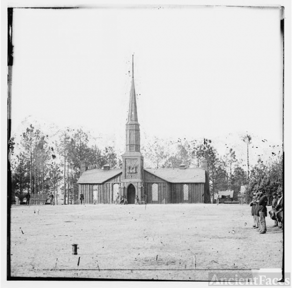 Petersburg, Virginia. Church built by 50th New York...