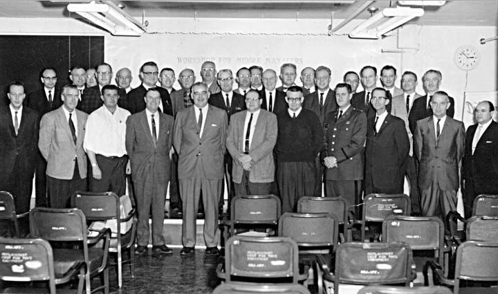 Ernest Corbin & federal employees, 1963