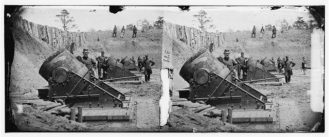 [Yorktown, Va., vicinity. 13-in. seacoast mortars of...