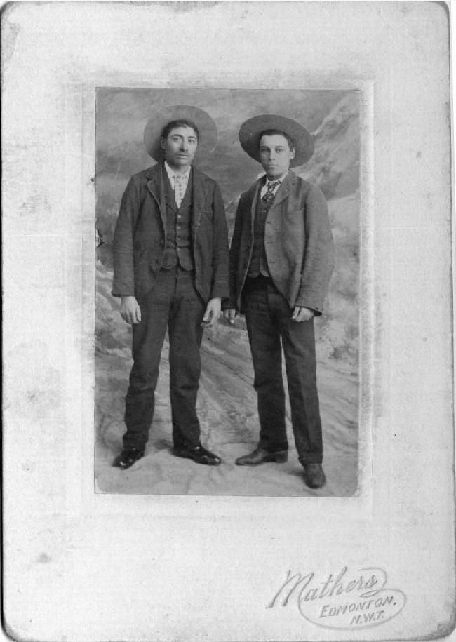 Pierre Dion and unknown man