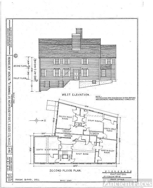 HABS MASS,5NEWBP,11 (sheet 2 of 4) Hennessey House, 2...
