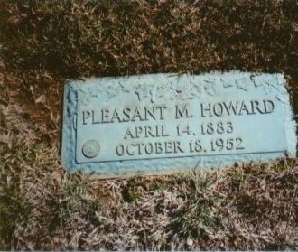 Pleasant Monroe Howard Gravestone