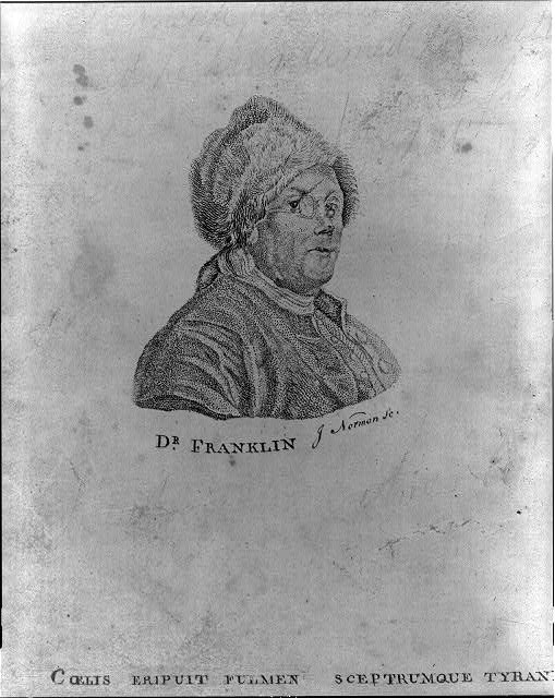 Dr. Franklin - cœlis eripuit fulmen sceptrumque tyrannis...
