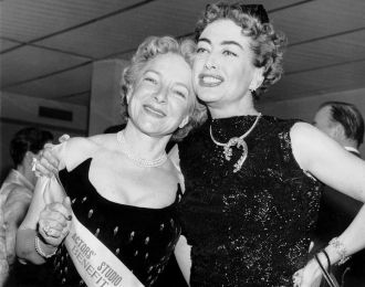 Joan Crawford and Helen Hayes