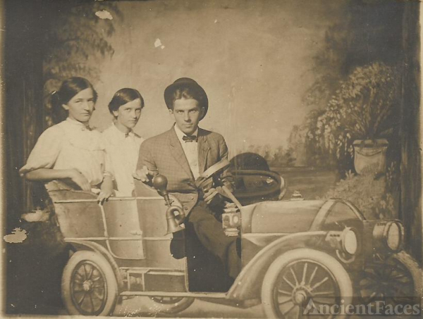 Gertrude and Olga Fegley, Jim Berry