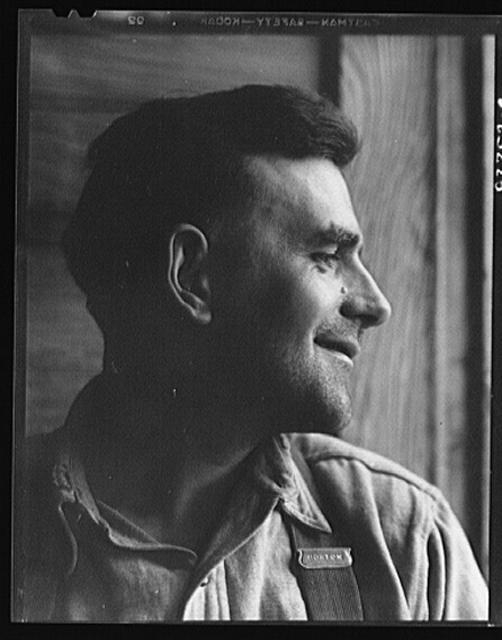 Fort Kent, Maine (vicinity). Edward Daigle, Acadian farmer