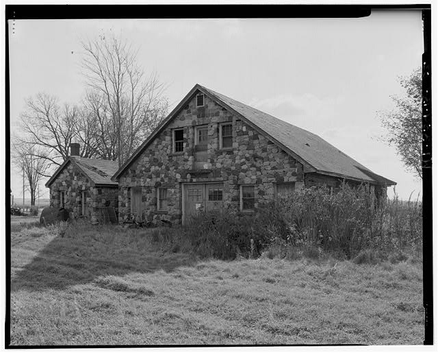 NORTH AND WEST WALLS OF BARN LOOKING SOUTHEAST - Samuel...