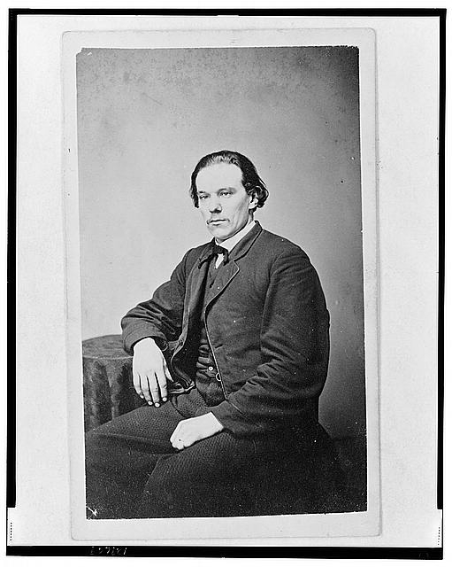 [Aze Klein, three-quarter length portrait, seated, facing...