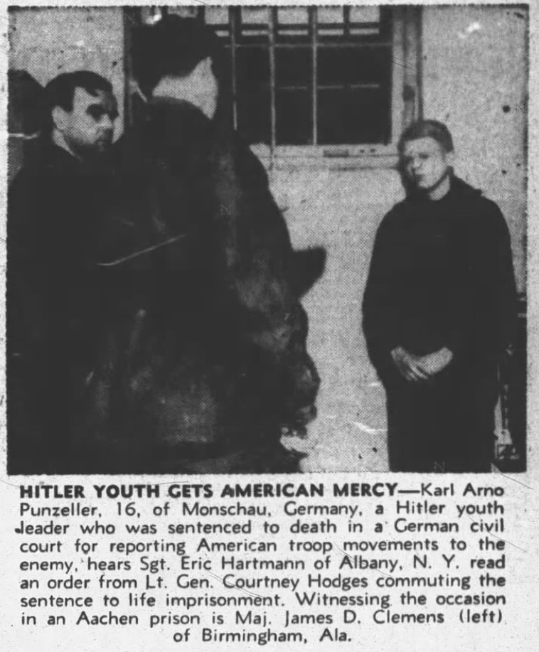 Hitler Youth Gets American Mercy