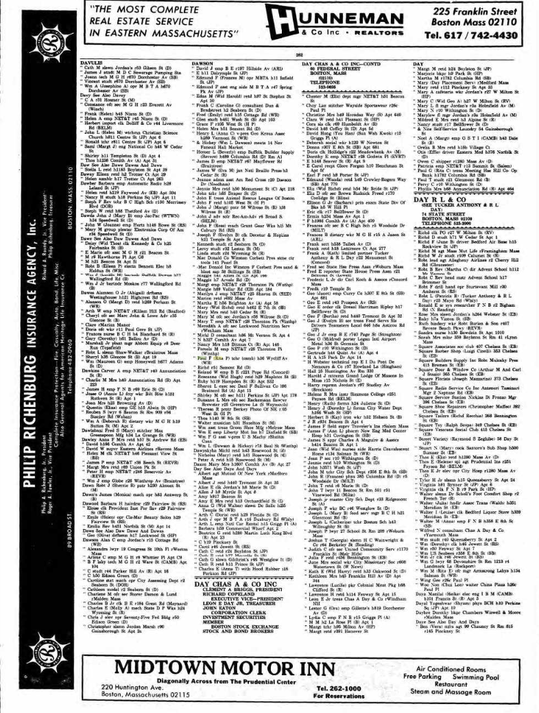 Rita Patricia (O'Hara) Dawson --U.S., City Directories, 1822-1995(1971)