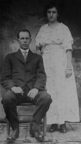 Lake and Bertha Brown Wedding Photo