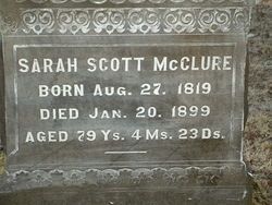 Sarah Scott Benson Mcclure