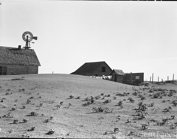 Dalhart Texas Farm, 1938 Dust Bowl
