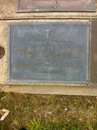 Charles Austral Sowden gravesite