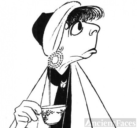 Bobo Lewis by Al Hirschfeld.