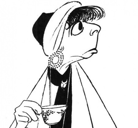 Bobo Lewis by Al Hirschfeld.