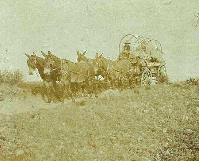 Texas Ranch Cowboy's Chuck Wagon