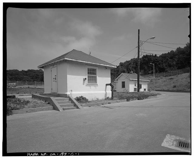 1. VIEW OF VALVE HOUSE (#1771), AND PUMPING STATION...