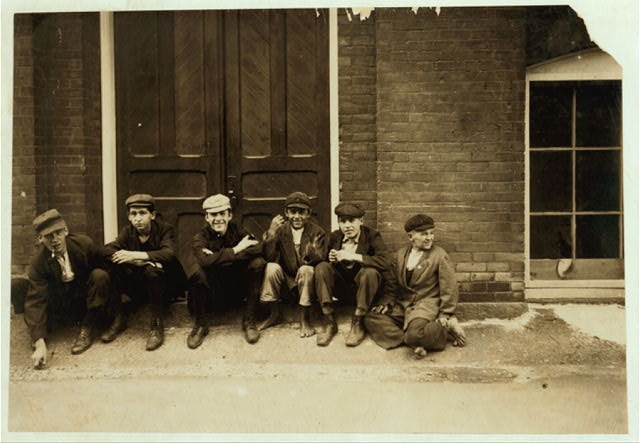 Workers in Berkshire Mills. Location: Adams, Massachusetts.
