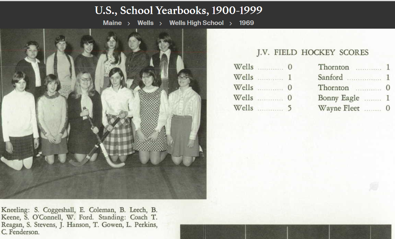 Terri Jean Daly-Regan--U.S., School Yearbooks, 1900-1999(1969)Teacher phys. Ed. e