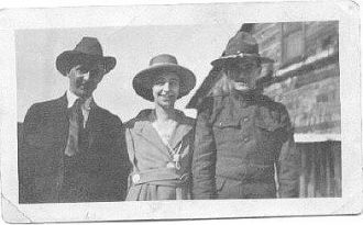 Uncle Bernard, Aunt Helen. and a Friend WW1