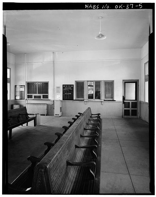 5. INTERIOR, WAITING ROOM AND TICKET OFFICE - Atchison,...