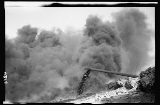 Iraq. Oil wells and camp of the Iraq Petroleum Company....