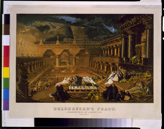 Belshazzar's feast--A monarch's revel and a nation's...