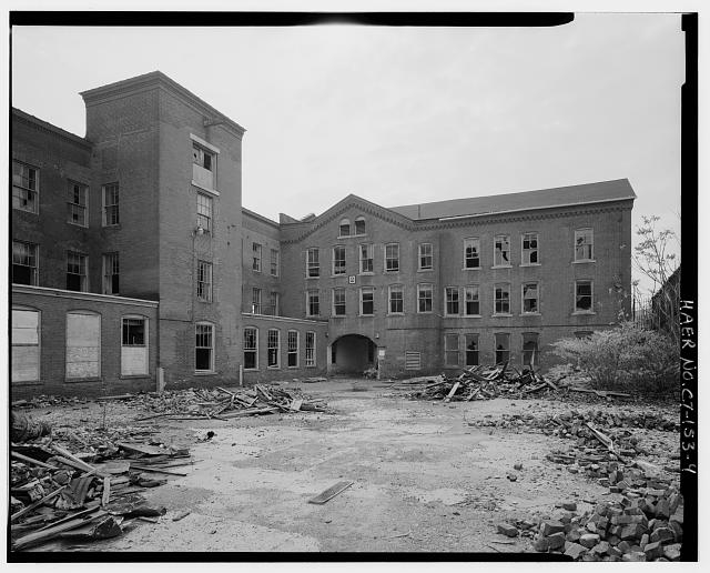 4. VIEW SOUTH OF NORTH ELEVATIONS OF BUILDINGS 2 AND 3;...