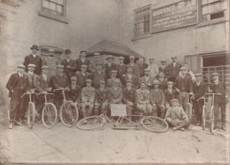 Early days of the cycling club