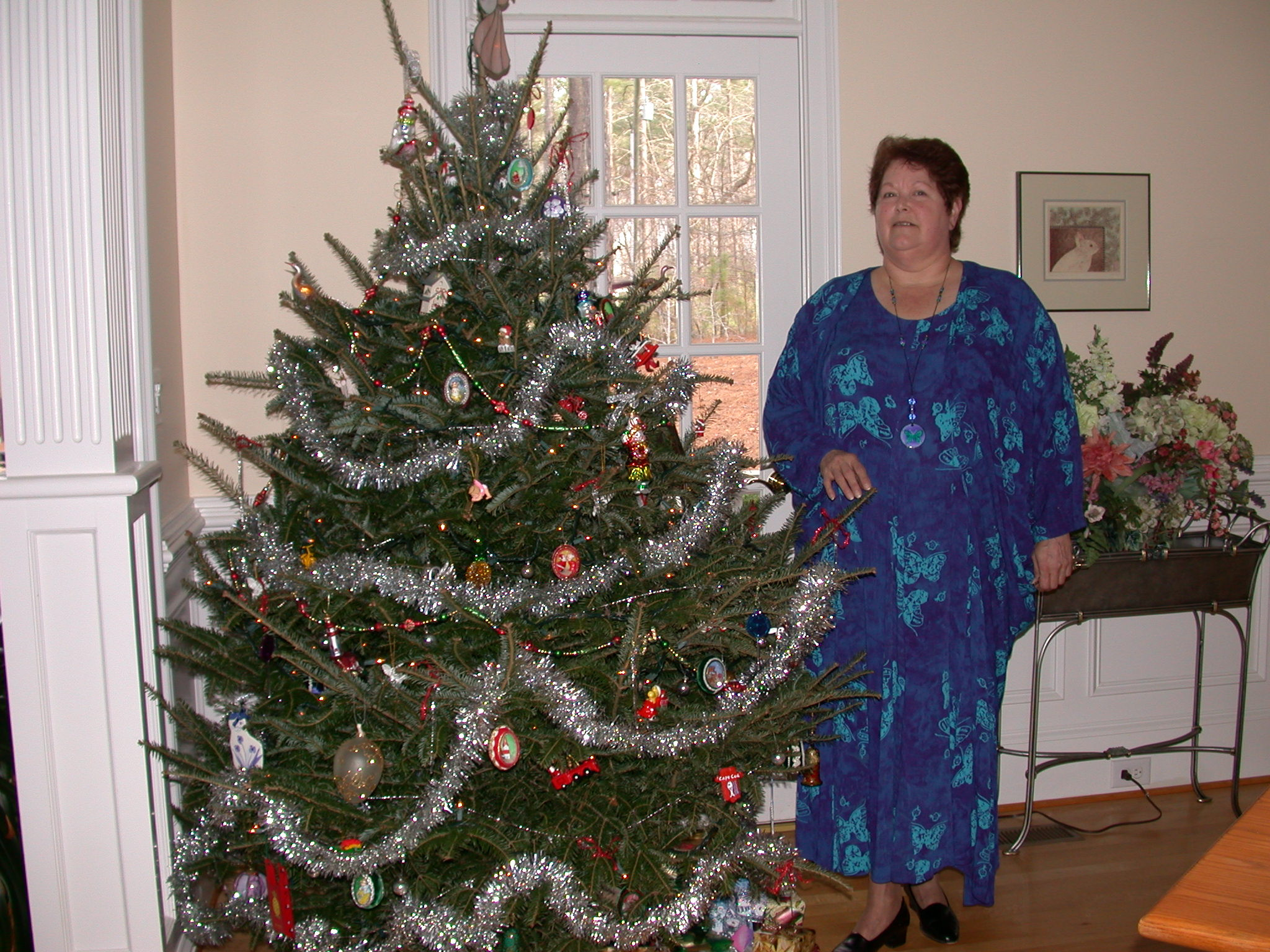 Dorothy Hope Lindon at Christmas in Milton, GA 2004