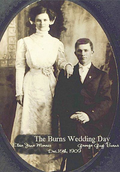 George Guy Burns & Elsie Jane Morris's Wedding