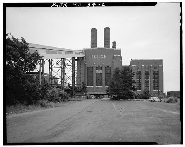 2. NORTH SIDE OF PLANT SHOWING COAL CONVEYOR ON LEFT. -...