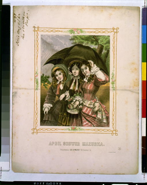 April shower mazurka / T. Sinclair's lith., Phila.