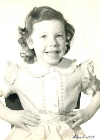 Marjorie Wray Westergaard at 5. 	