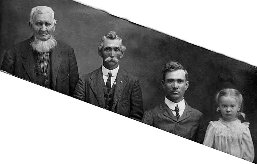 Four generations of Burch
