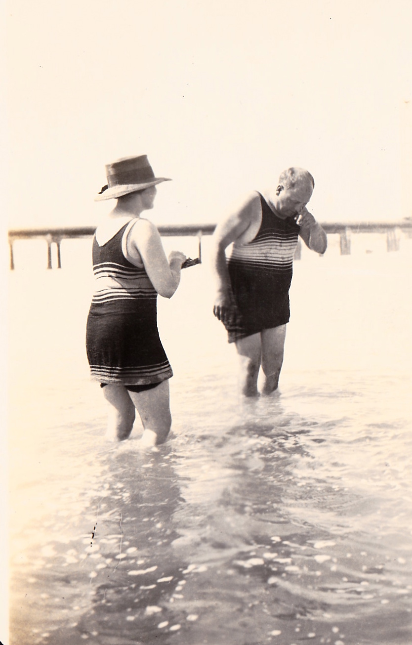 Playing in the water