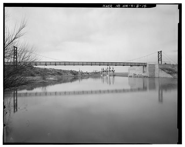 14. AVALON DAM - SUSPENSION BRIDGE AND OUTLET WORKS...