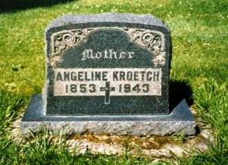 Angeline Chartrand Kroetch Gravesite