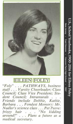 Eileen Catherine Foley-Rough--U.S., School Yearbooks, 1900-2016(1967)