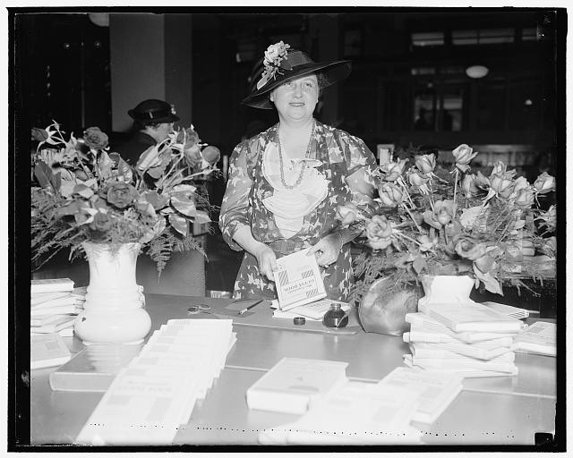 Wife of New York Senator. Washington, D.C. June 4. Mrs....