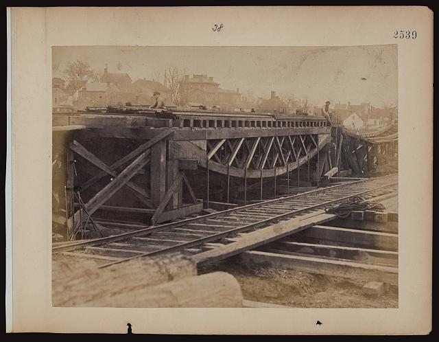 [Third series of experiments with board trusses-shows...