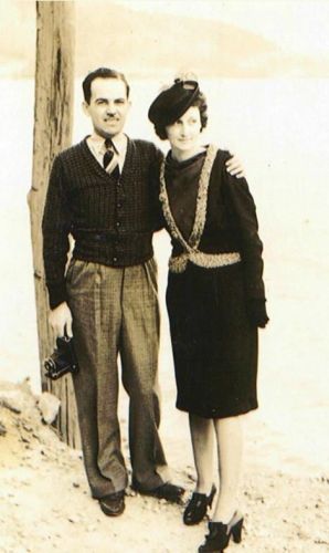 Robert & Annie (Creswell) McConkey, 1929