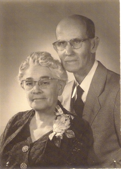 George Clark Snyder & Dove Avilla Osborn 50th wedding anniversary 1954
