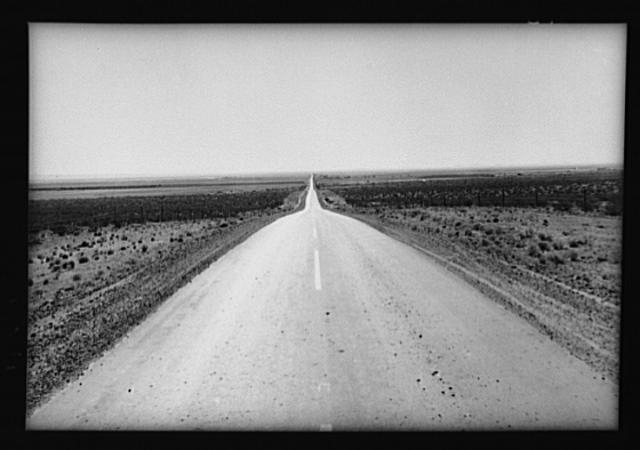 U.S. No. 54, north of El Paso, Texas. One of the westward...