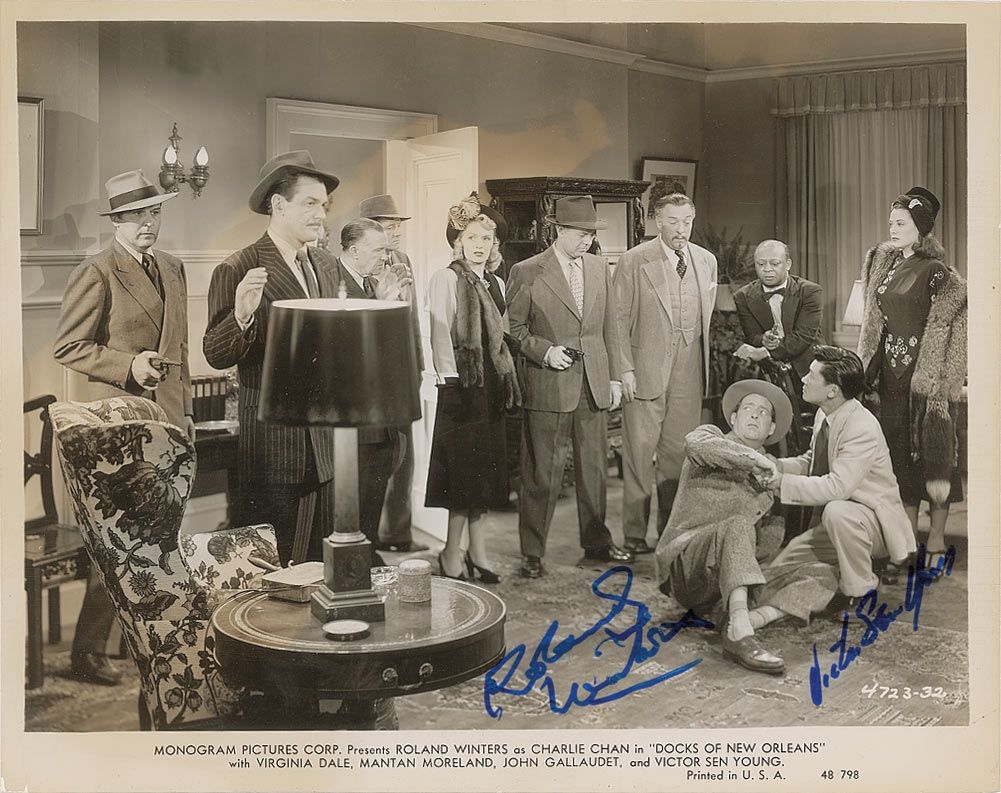 Roland Winters, autograph.