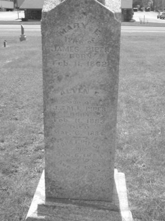 Mary Elizabeth Lemons gravestone