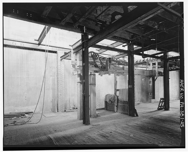 4th level of 1945 warehouse indicating drag conveyor....